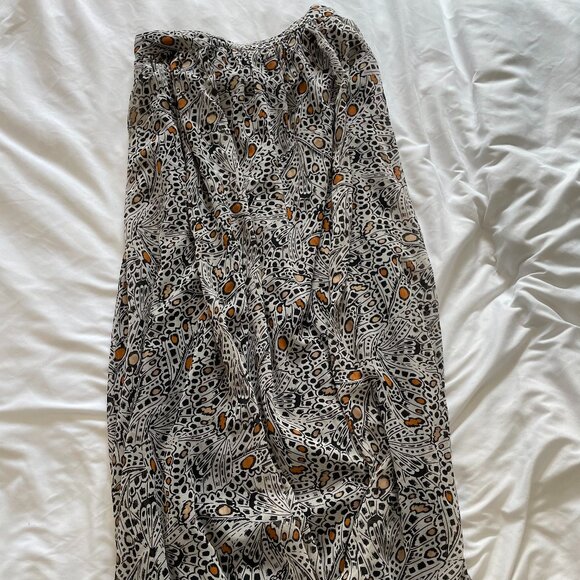 Express x Racheal Zoe Printed Off The Shoulder Cropped Top & Maxi Skirt Womens M - Picture 2 of 9